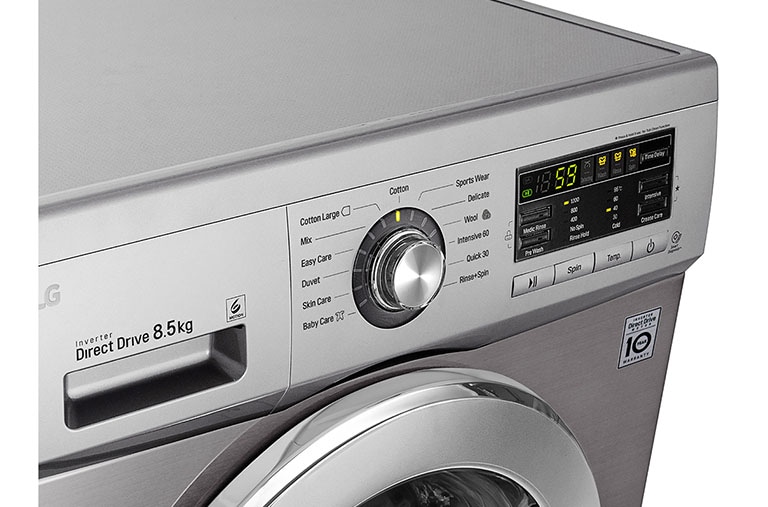 LG Lavarropas Carga Frontal 8,5 Kg, F1389PD, thumbnail 7